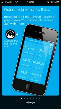 Analytics Tiles App