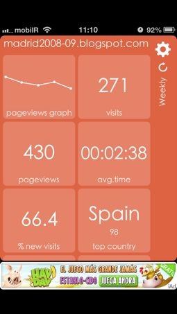 Analytics Tiles App